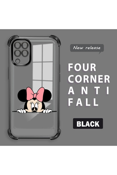 ucuc حافظة من السيليكون الشفاف المتوافقة مع هاتف Samsung Galaxy A12/M12 بأربع...