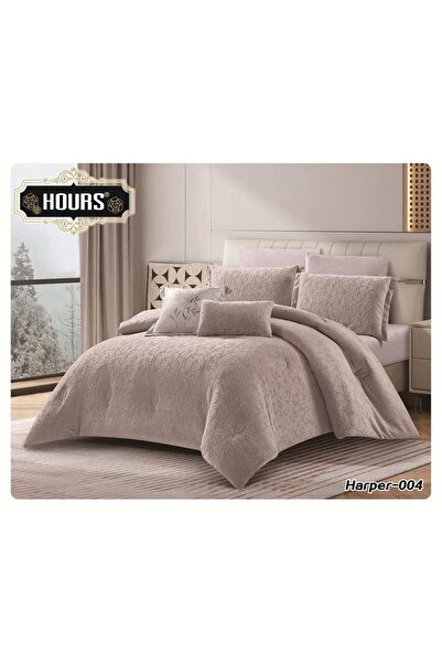 HOURS مفرش الشتاء Harperالفاخرنفرين 6 قطع مخمل على فرو للفخامه عنوان