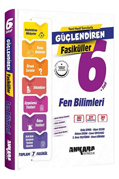 Ankara Yayıncılık .6Sınıf Güçlendiren Fen Bilimleri Fasikülleri