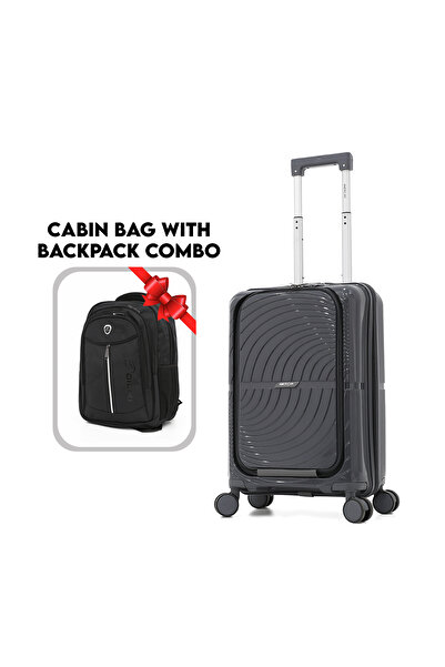 AMERICAN FLYER Cabin Trolley Bag with DILIXI Backpack Combo