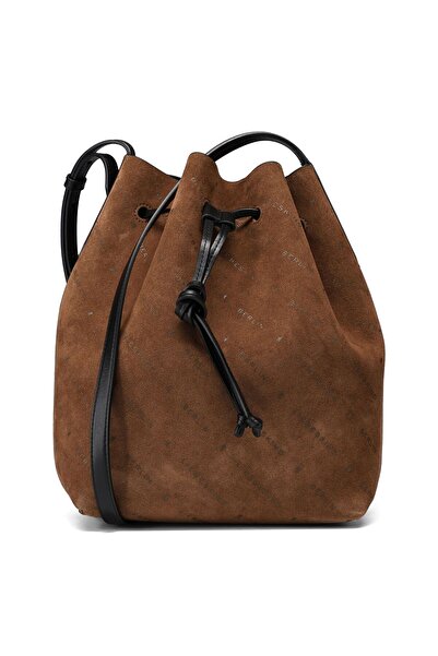 liebeskind Monogram Beuteltasche Leder 35 cm