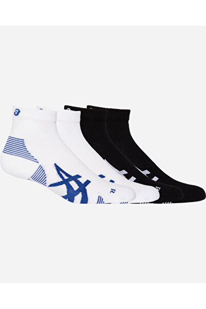Asics 2PPK CUSHION RUN QUARTER SOCK Siyah Koşu Çorabı 3013A800-001