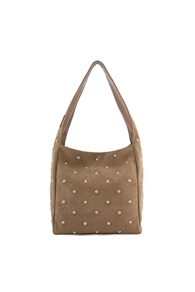 FREDsBRUDER Geantă de umăr Endless Beads din piele 39 cm