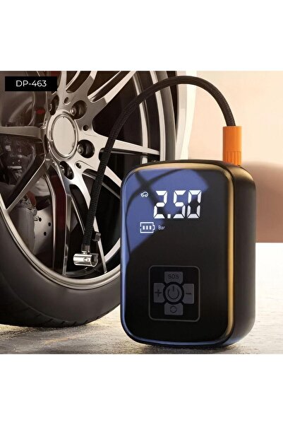 ErCorp Kablosuz Dijital Taşınabilir Çantalı Hava Kompresörü Araç Lastik Top Ş...