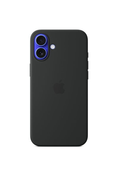 Apple Silicone Case with MagSafe for iPhone 16 Plus - Black