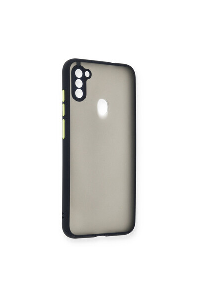 NewFace غطاء حماية سامسونج جالاكسي A11 مصنوع من السيليكون مونتريال - أزرق داكن