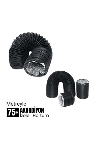 Webasto Tipi Isıtıcı 75mm Akordiyon Hava Hortumu 1 Metre