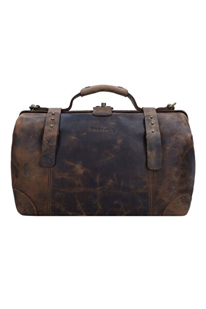 Greenland Nature Klassische Bügeltasche Doktorkoffer Leder 41 cm