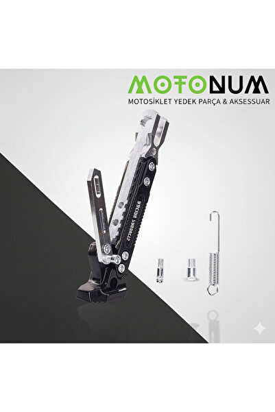 Motonum Mondial Wing 50 Yükseklik Ayarlı Metal Yan Sehpa Ayk0419