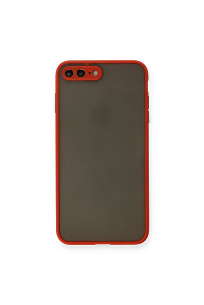NewFace غطاء سيليكون مونتريال لهاتف آيفون 7 بلس - أحمر