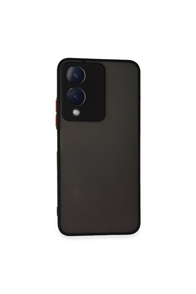 NewFace جراب Vivo Y17S غطاء سيليكون مونتريال - أسود