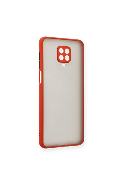 NewFace Xiaomi Redmi Note 9 Pro Case Montreal Silicone Cover - Red