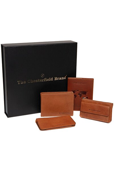 The Chesterfield Brand Geldbörse Geschenkset 4-teilig Leder 12 cm