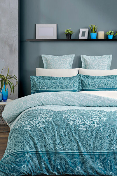 Always طقم غطاء لحاف مزدوج الجوانب مع ملاءات مرنة