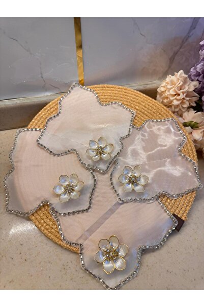 Şehrazat Giyim KAHVE YANI SUNUM MENDİLİ