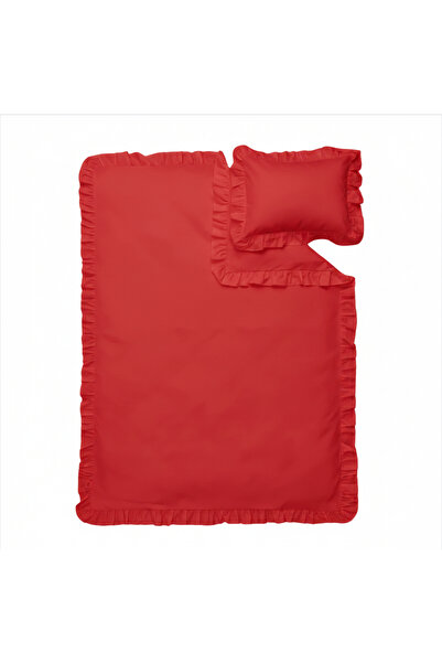 By Masuaa Ruffled Baby Bedding Set | 100X150 |   100% Cotton