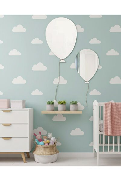 PAŞAOĞLU PLEKSİ 1m kalınlık yapışkanlı Dekoratif Balon Gümüş Ayna Pleksi Duva...