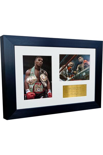 ALAYRA International صورة مطبوع موقعة بحجم A4، هدية مثالية لعشاق الرياضة، مؤط...