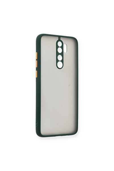AKSEFİZZ Redmi Note 8 Pro Uyumlu Kılıf Mat Buzlu Şeffaf Ince Tasarımlı Kapak