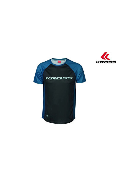 Kross S.A. T-shirt KROSS JERSEY HYDE SHORT SLEEVE BLUE , M