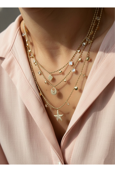 Lucas İstanbul 3’ lü Kolye Seti