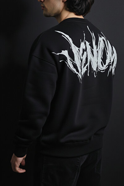 Liber Venom - bumbac 100% Premium Black Swea tricou