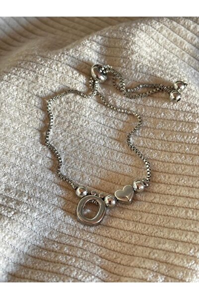 bijoux uniques سوار قابل للتعديل على شكل قلب مع حروف