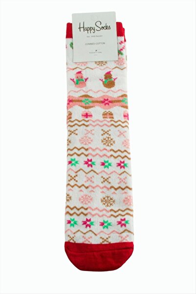 Marsilyan New Year's Combed Cotton Socks