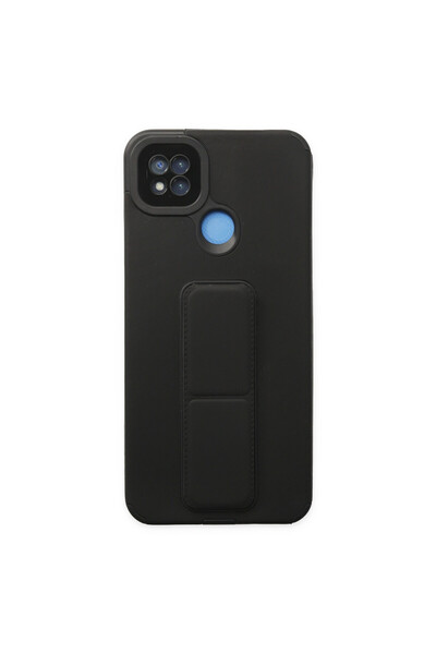 NewFace حافظة سيليكون ميجا ستاند لهاتف Xiaomi Redmi 9C - أسود