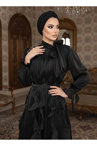 1Moda1Tarz Ειδικά σχεδιασμένο μάξι φόρεμα με επένδυση από ύφασμα σιφόν Yoryo,...