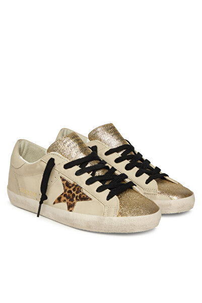 Golden Goose adidași pentru femei Bej deschis/Roșu închis Super-Star Classic W