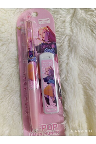 mertfigur قلم حبر جاف (0.5) من K Pop Demon Hunters بتصميم رومي وميرا وزوي وجينو وبيبي أبي