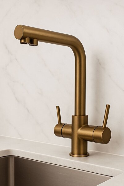 Viosa Osmanlı Nostalji Tip Antik Eskitme Model Rustik 3 Yollu Arıtmalı Mutfak...