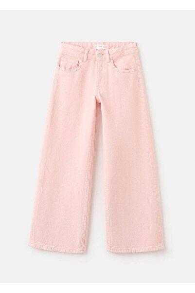 MANGO Kids Yıldızlı zımbalı jean pantolon