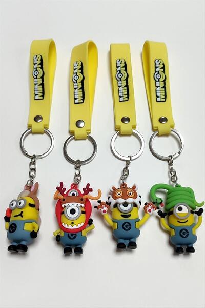 İNLAKECHANDMADE Çzgflm Character Silicone Keychain