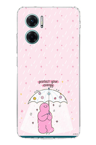 TechTree حافظة سيليكون متوافقة مع هاتف Redmi Note 11E مصممة لحماية طاقتك مطبوع