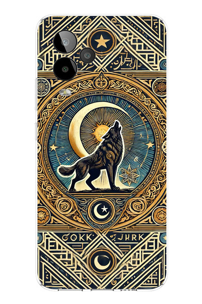 TechTree حافظة سيليكون متوافقة مع GM 24 PRO من Yalın Kurt Gokturk مطبوع