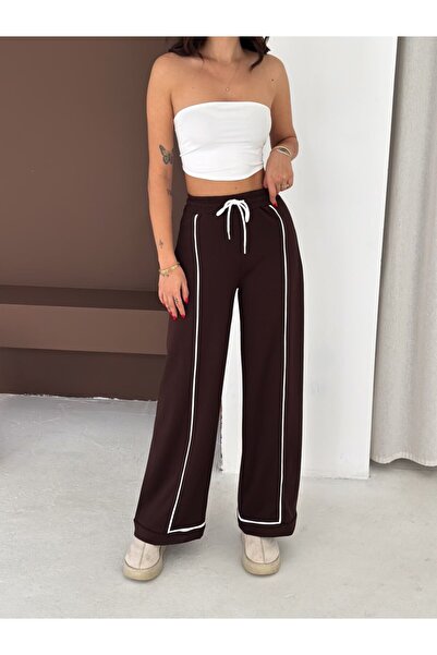 MİSPİER Modal Ara cu vipușcă Pantaloni cu picioare largi