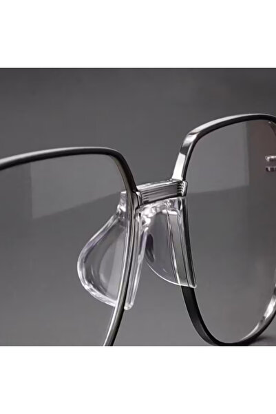 LUMAKS Kaymaz Silikon Gözlük Burunluk Metal Çerçeveler İçin Burun Üstü Destek...