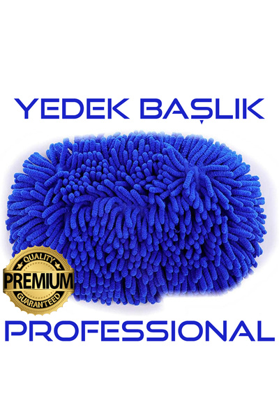 Jo Moyner Teleskopik Saplı Araç Yıkama Süpürgesi Fırçasının Yedek Mop Başlığı...