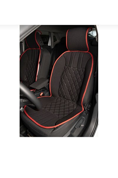 Point Ford Puma E Siyah-Kırmızı Biyeli Oto Koltuk Minderi Ön İki Koltuk