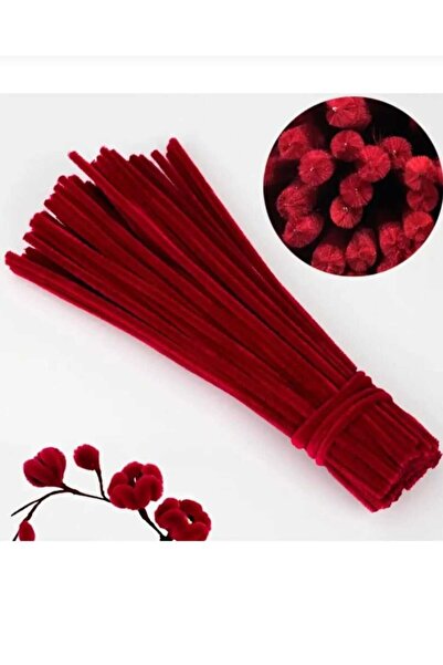 DAYBAG 25 adet Şönil, Eğitici Şönil, Tüylü Tel, Peluş Tel, kadife şönil, el i...