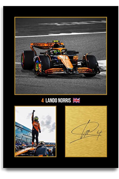 ALAYRA International هدية عرض صور موقعة بحجم A4 لمحبي سباقات الفورمولا 1 F1 م...