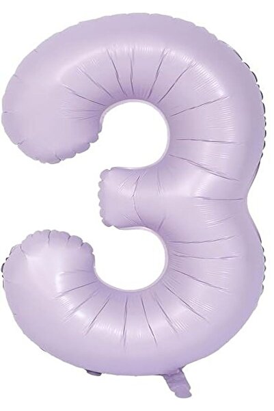 ÇITIPITISTORE LİLA RENK RAKAM FOLYO 40 İNÇ 100 CM