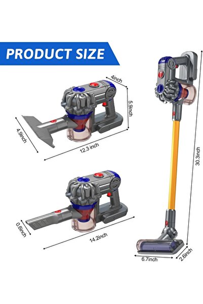 TRUST STORE Really Working Kids Vacuum Cleaner, 3 in 1 Kids Cleaning Toy Set