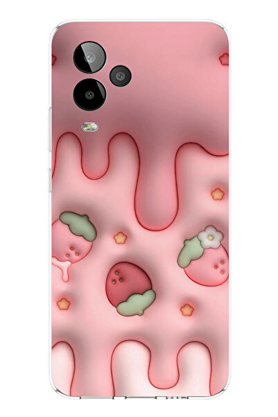 TechTree حافظة سيليكون متوافقة مع GM 24 PRO من Strawberry Pie مطبوع