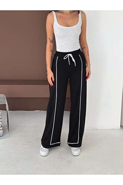 MİSPİER Modal Ara cu vipușcă Pantaloni cu picioare largi