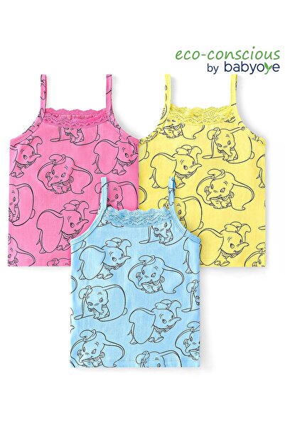 Babyoye Disney Babyoye 100٪ قطن محبوك بدون أكمام مطبوع برسومات دامبو حزمة من ...