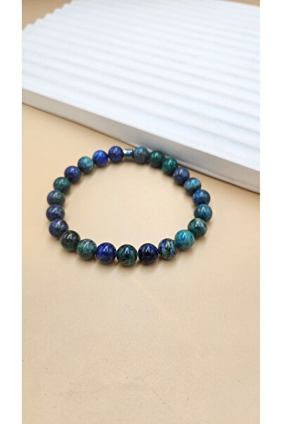 AURA سوار من حجر الأزوريت الطبيعي بجودة AA