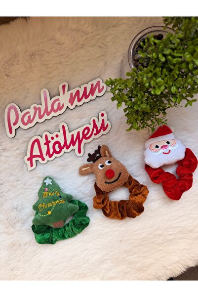 SOFT 3 штуки новогодних заколок для волосся, новорічні заколки для волосся, р...